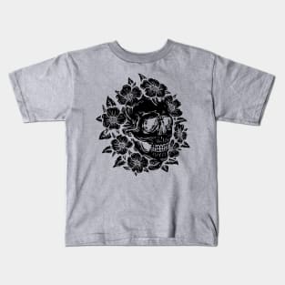 Flower Skull Kids T-Shirt